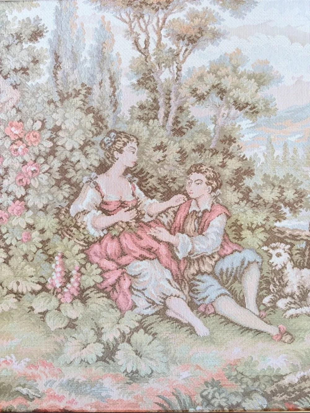 Corot Éditions d’Art / Ornemur- Vintage French Framed Tapestry